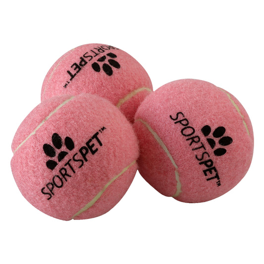Pink Tennis Balls - 3pk