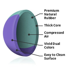 Sportspet ball dog toy glow in the dark dog ball ball dogs tennis high bounce ball bouncy bouncy ball dog high bounce rubber ball