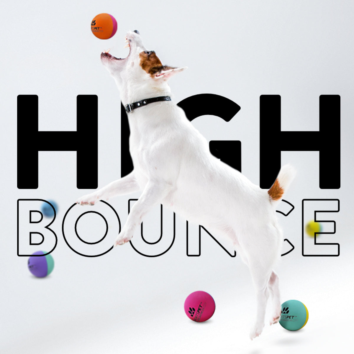 High Bounce Natural Rubber Bounce Balls - 12pk