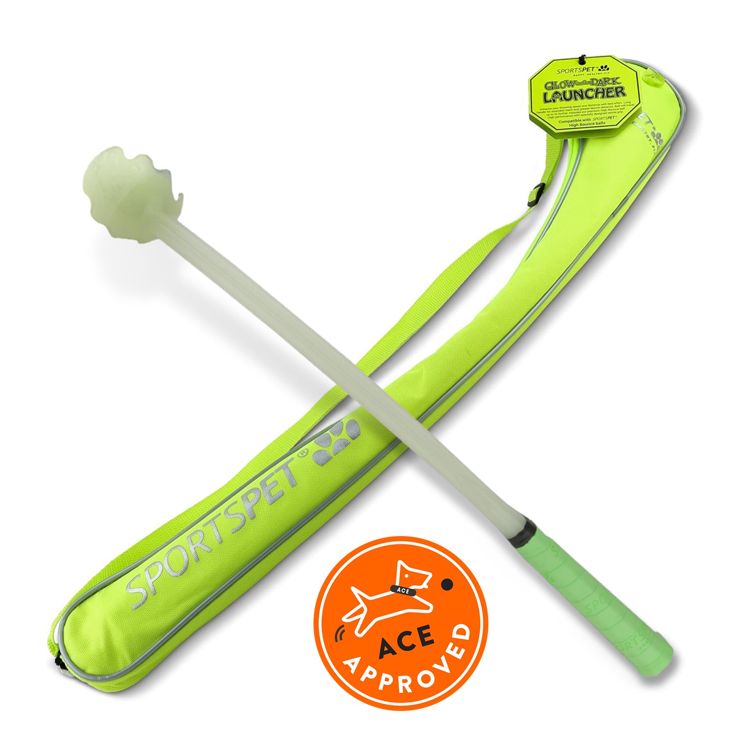 Glow in the Dark High Bounce Ball Launcher