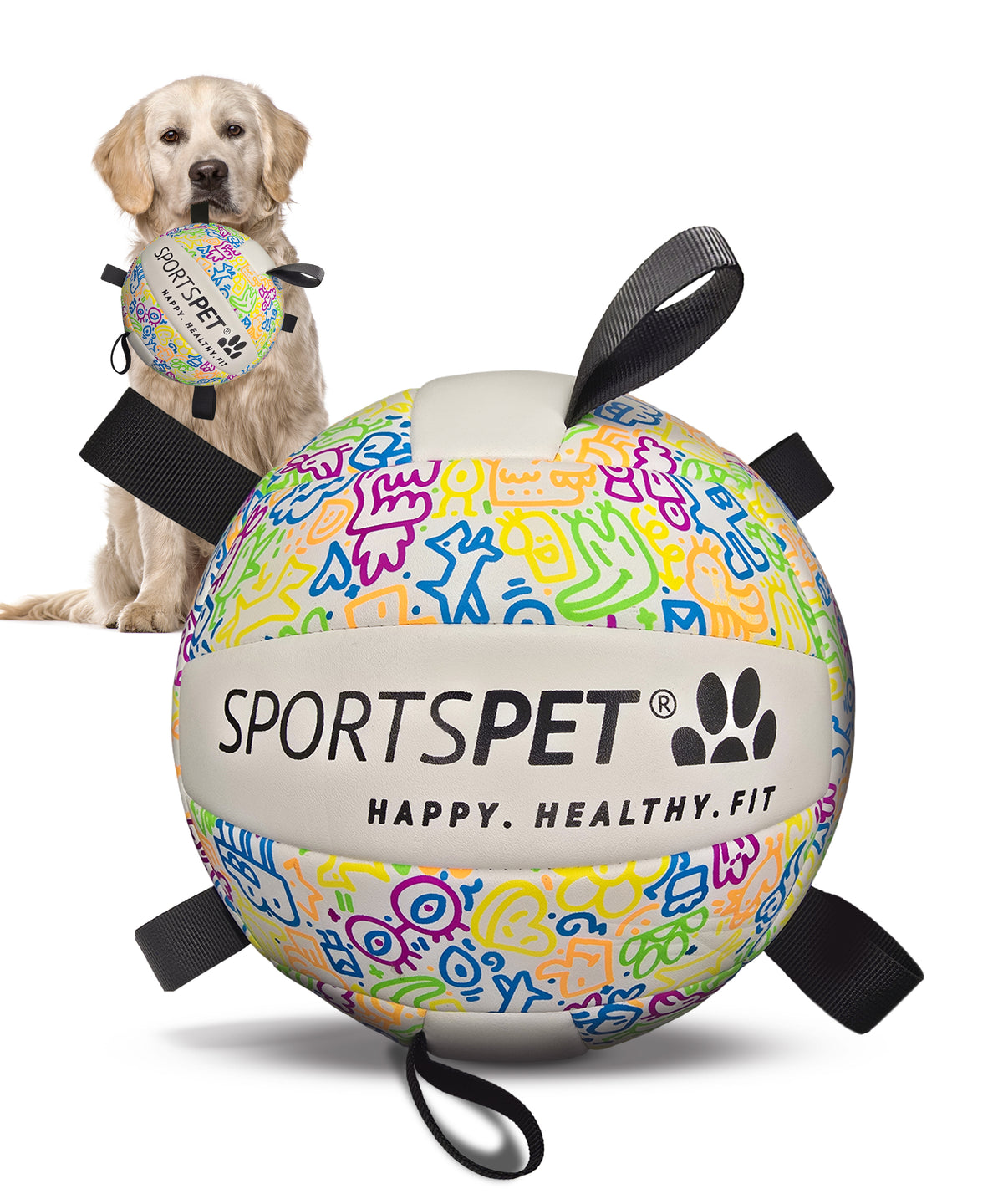 Volleyball with Grab Tabs - Large