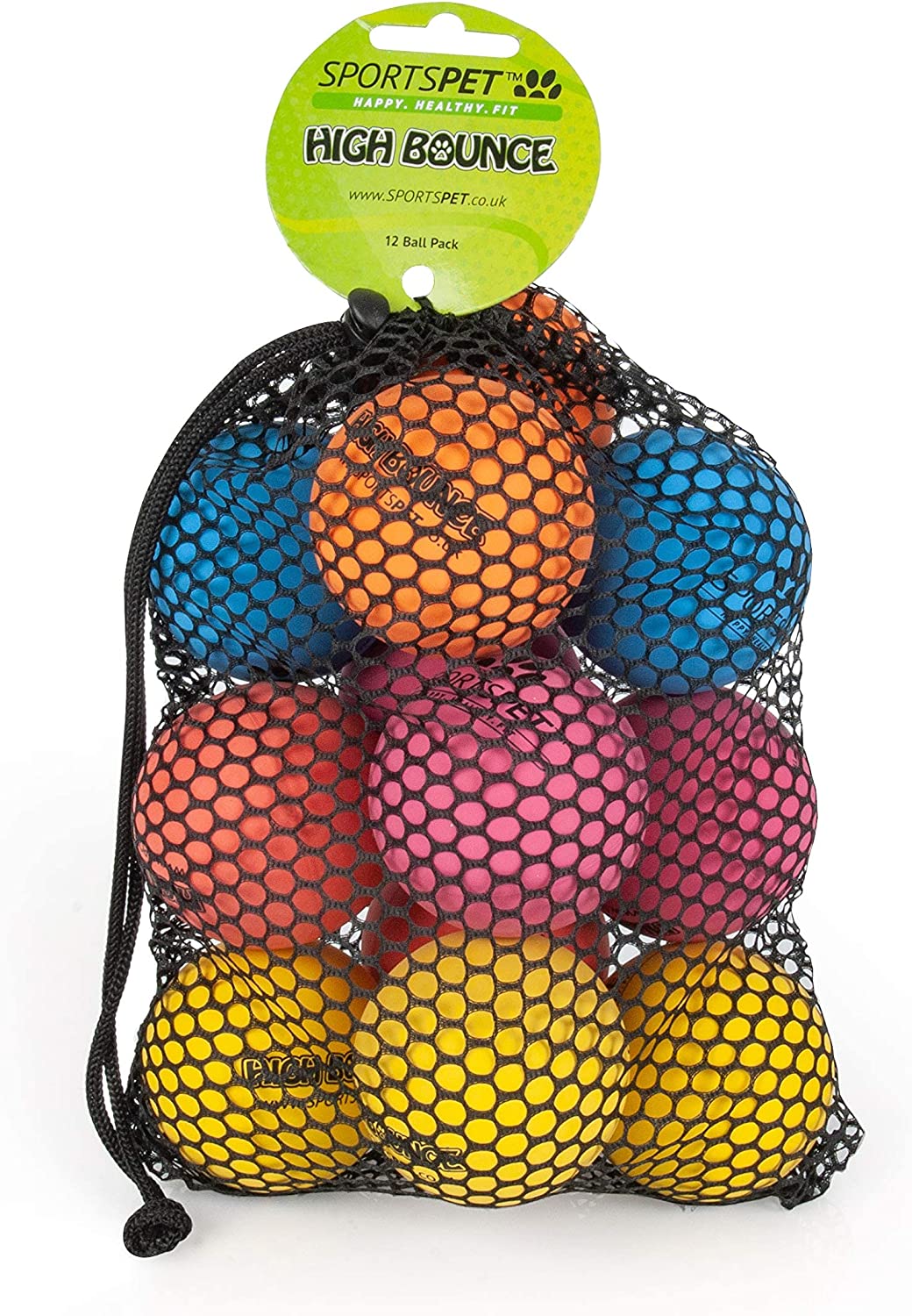 Sportspet ball dog  toy glow in the dark dog ball ball dogs tennis high bounce ball bouncy bouncy ball dog high bounce rubber ball